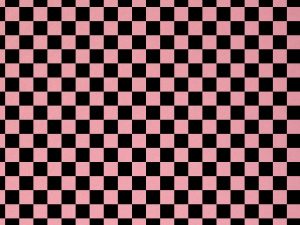 Pretty in Print – Checker 5 – Flamingo – A4 Paper