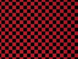 Pretty in Print – Checker 3 – Ruby – A4 Paper