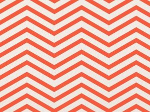 Pretty in Print – Chevron – Fire Engine Red – Champagne – A4 Paper