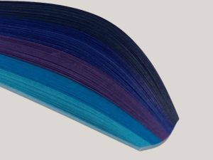 Kaleidoscope Blues – Quilling Strips 1.5mm